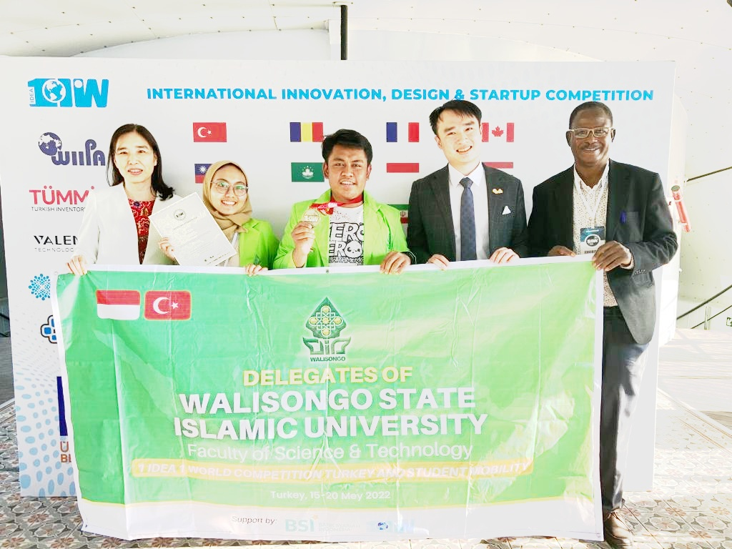 Mahasiswa Fakultas Sains dan Teknologi Raih Emas dalam  International Innovation, Design & Startup Competition, Istanbul Turki 2022