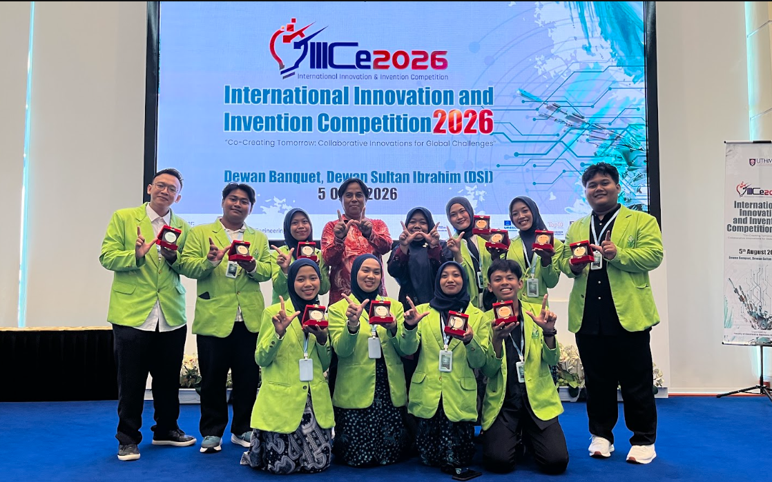 Mahasiswa FST UIN Walisongo Torehkan Prestasi Internasional, Raih 2 Gold, 5 Silver, dan 4 Bronze pada International Innovation and Invention Competition 2026 UTHM di Malaysia
